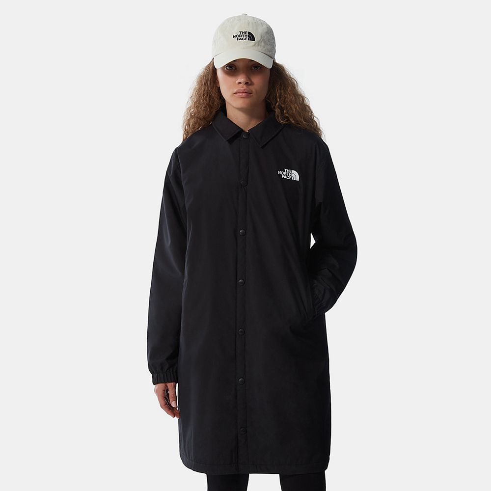 The North Face Parka Womens Australia - The North Face Unisex Telegraphic Coaches Black (KJD-437268)